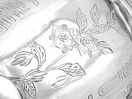 Antique Silver Vases 