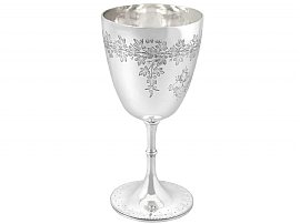 1870s Silver Goblet