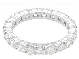 French Full Diamond Eternity Ring