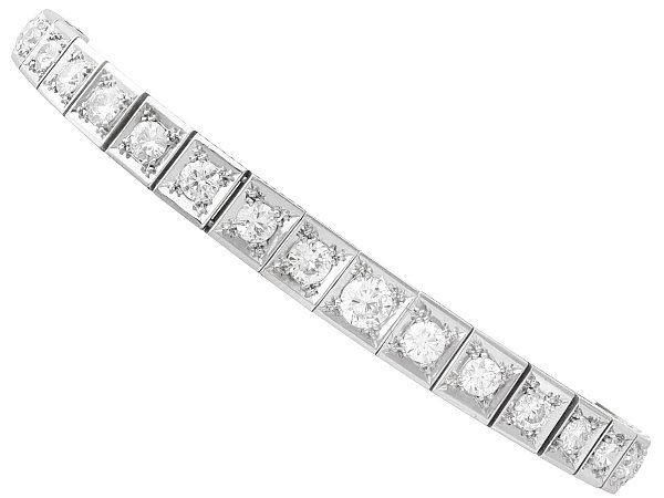 Platinum Antique Diamond Bracelet UK