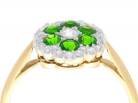 Vintage Emerald Ring outside