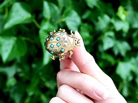 turquoise brooch