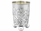 German Silver Beaker - Antique Circa 1800