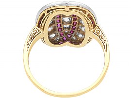 Antique Ruby and Yellow Gold Ring