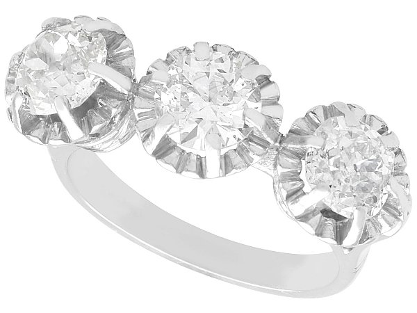 1920s Diamond Trilogy Ring