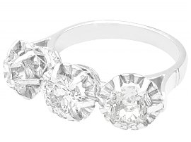 1920s Diamond Trilogy Ring Antique 