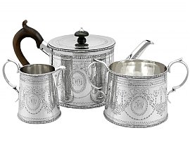 1800s Silver Tea Set 