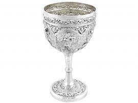 20th Century Silver Goblet