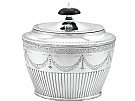 Sterling Silver Tea Caddy - Antique Victorian (1882)