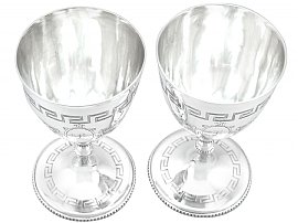 Silver Wine Goblets