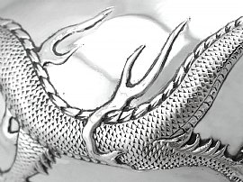 Chinese Silver Dragon Engraving