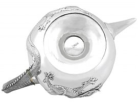 Chinese Silver Tea Set Underside