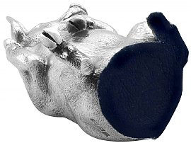 Sterling Silver Pig Ornament 