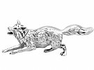 Sterling Silver Fox Pepperette - Antique Victorian (1886)