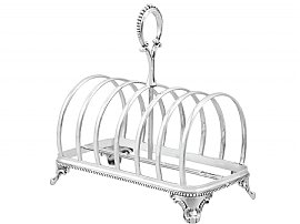 Sterling Silver Toast Rack - Antique Victorian (1872)