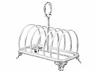 Sterling Silver Toast Rack - Antique Victorian (1872)