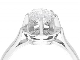 8 Claw Diamond Solitaire Ring 