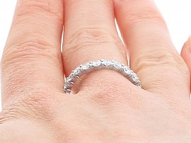 Wearing Diamond Eternity Ring