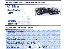 Pearl and Diamond Cufflinks