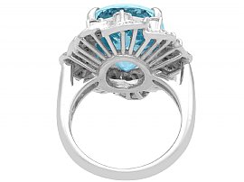 Antique Aquamarine Dress Ring 