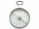 Sterling Silver Locking Travelling Compass - Antique William IV