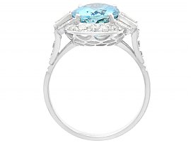 vintage aquamarine dress ring