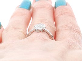 Wearer's View of Engagement Ring