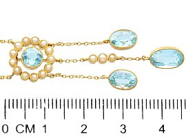 Aquamarine pendant 