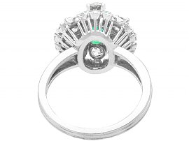 Large Emerald and Diamond Ring 