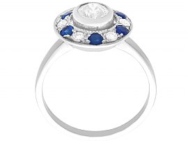 Sapphire Cluster Ring 