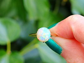 19th Century Opal Ring for Sale Outside 