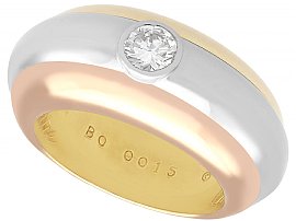 Cartier Diamond Ring Gold