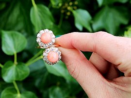 Coral and Rose Gold Ring