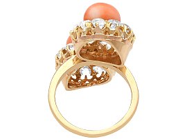 Antique Coral Dress Ring