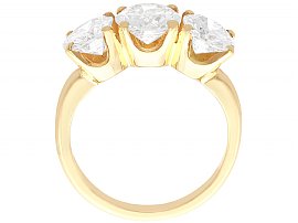 Trilogy Diamond Ring Gold