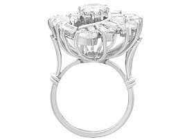Full Side View of Diamond Dress Ring