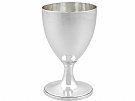 Sterling Silver Lady's Goblet - Antique George III (1792)