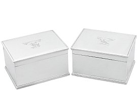 Sterling Silver Boxes - Antique George IV (1823)