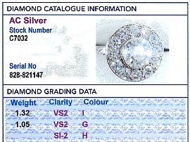 grading report card 1930s ring