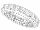 2.61ct Diamond and Platinum Full Eternity Ring - Antique Circa 1930