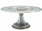 Sterling Silver and Parcel Gilt Tazza - Antique Victorian