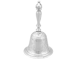 Sterling Silver Table Bell - Antique Victorian