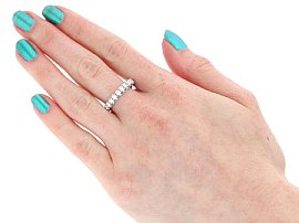 Wearing Image for Vintage Diamond Ring