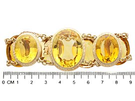 Gold Citrine Bracelet