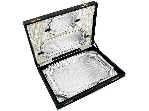 Boxed Silver Trays UK 