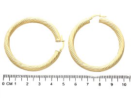 Measurement of Hoop Earrings
