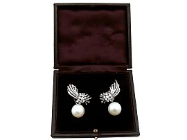 Pearl Earrings within Jewellery Box