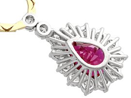 Pendant with Ruby
