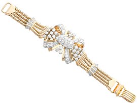 Diamond Bracelet in the Art Deco Style