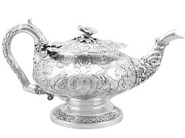 Georgian Silver Teapot 
